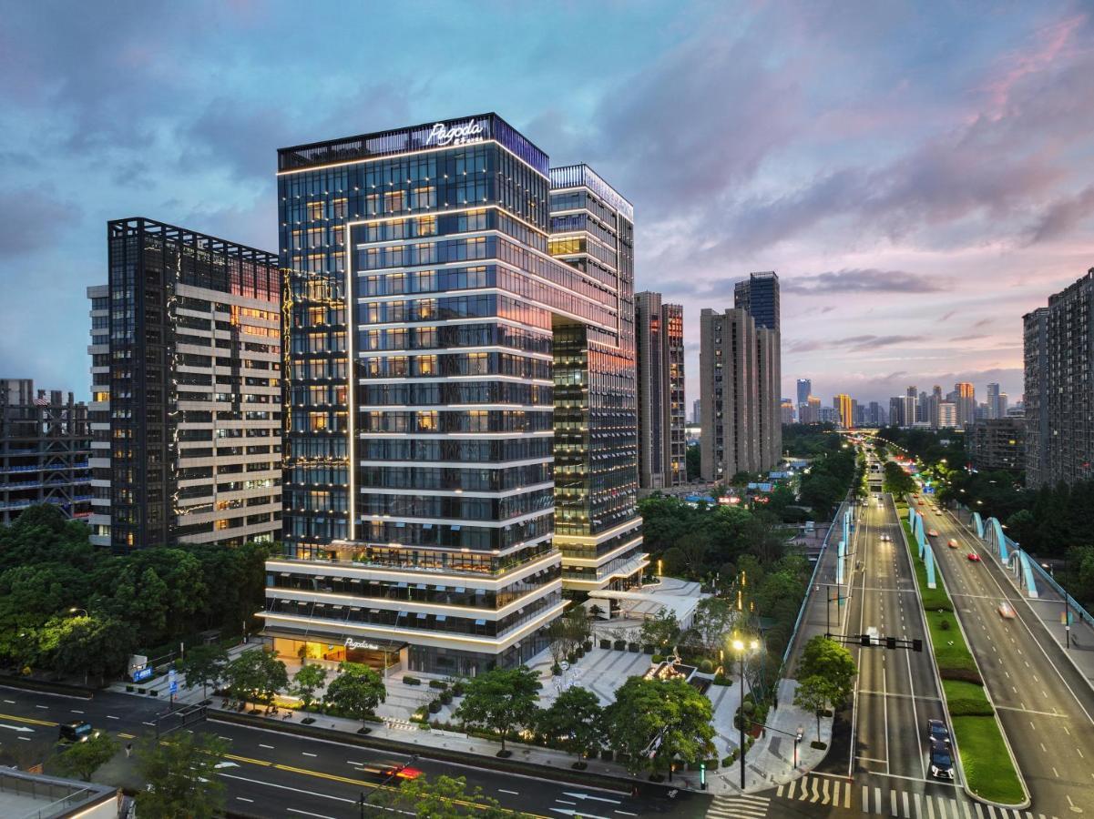 Pagoda Hotel Hangzhou Binjiang Exteriör bild