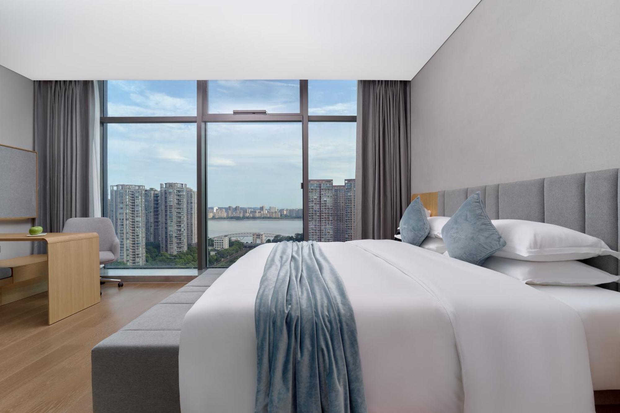 Pagoda Hotel Hangzhou Binjiang Exteriör bild