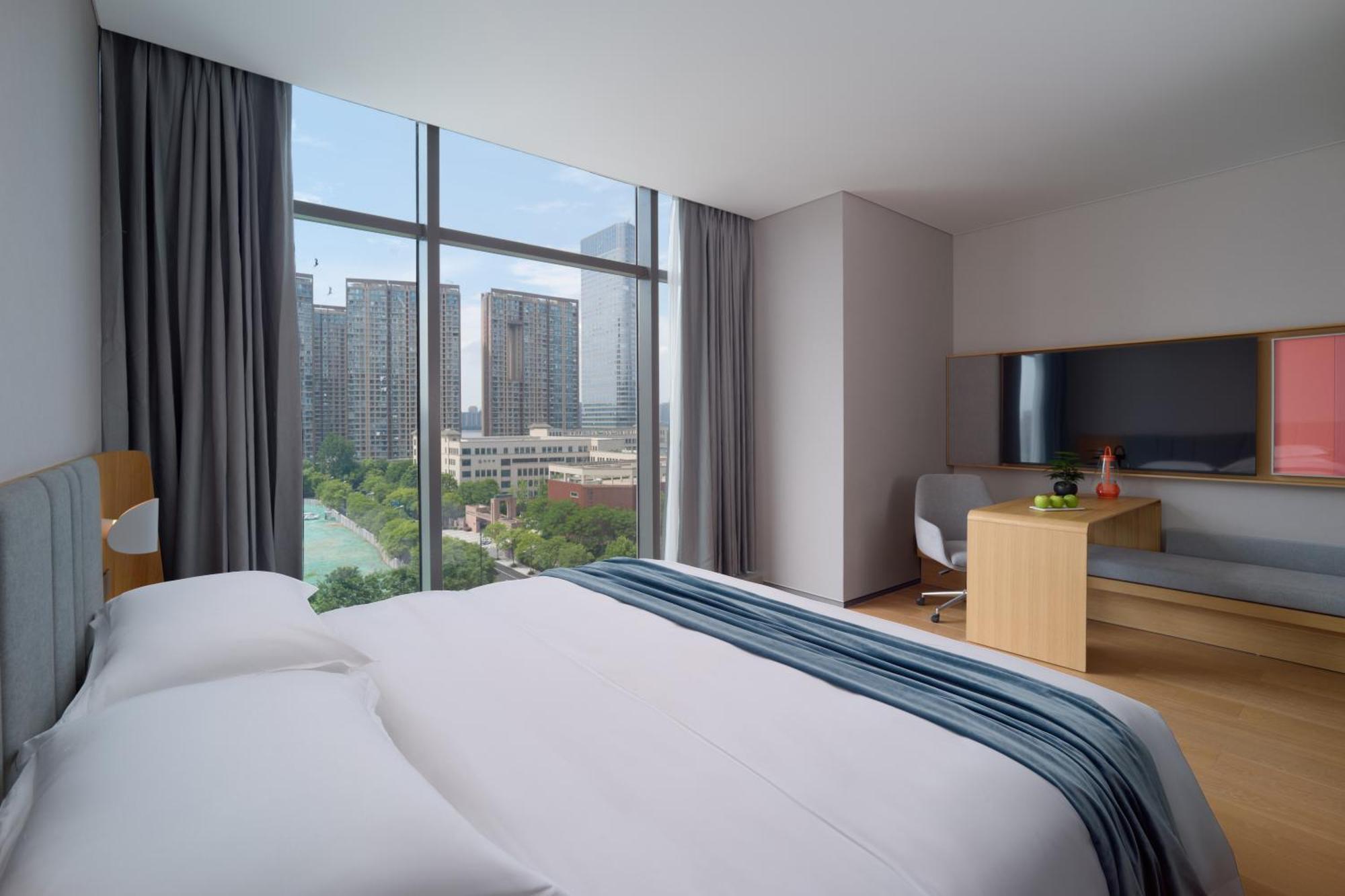 Pagoda Hotel Hangzhou Binjiang Exteriör bild